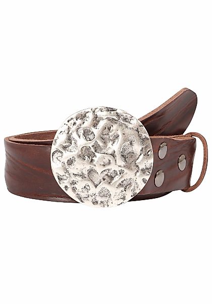 Rettungsring Gürtel Ledergürtel mit austauschbarer Schließe "Vollmond Silbe günstig online kaufen