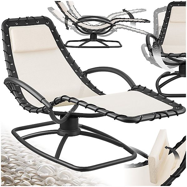 tectake Gartenliege Toulon, 1 St., Ergonomische günstig online kaufen