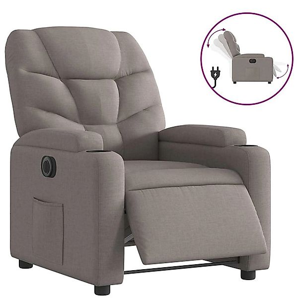 vidaXL Relaxsessel Elektrisch Taupe Stoff 3204580 günstig online kaufen
