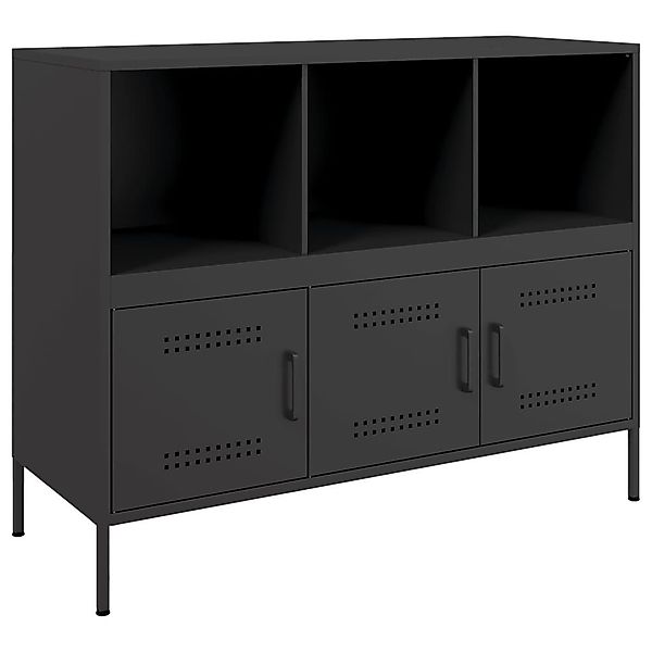 vidaXL Sideboard Sideboard Schwarz 100,5x39x79 cm günstig online kaufen