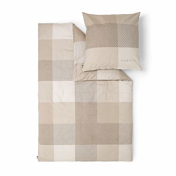 bugatti Bettwäsche "bugatti Satin-Flanell Kombi-Bettwäsche" 2 tlg. in hochw günstig online kaufen