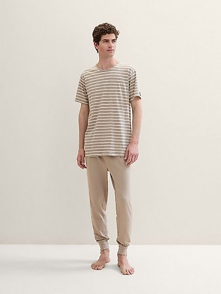 TOM TAILOR Pyjamahose Pyjama-Hose in Melange-Optik günstig online kaufen