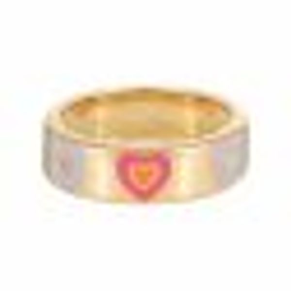 Ring 925 Sterling Silber vergoldet Email Herzen günstig online kaufen