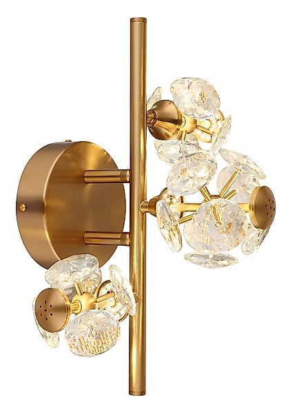 GLOBO LIGHTING Wandleuchte »VIRINA« LED-Modul 1 Stk. Warmweiß Wandlampe Wan günstig online kaufen