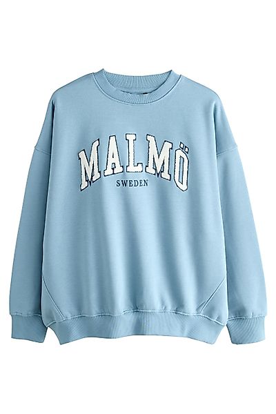 Next Sweater Relaxed Fit Boucle-Sweatshirt mit günstig online kaufen