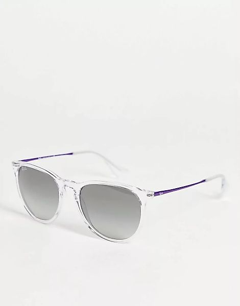 Ray-Ban – Runde, transparente Damensonnenbrille 0RB4171 günstig online kaufen