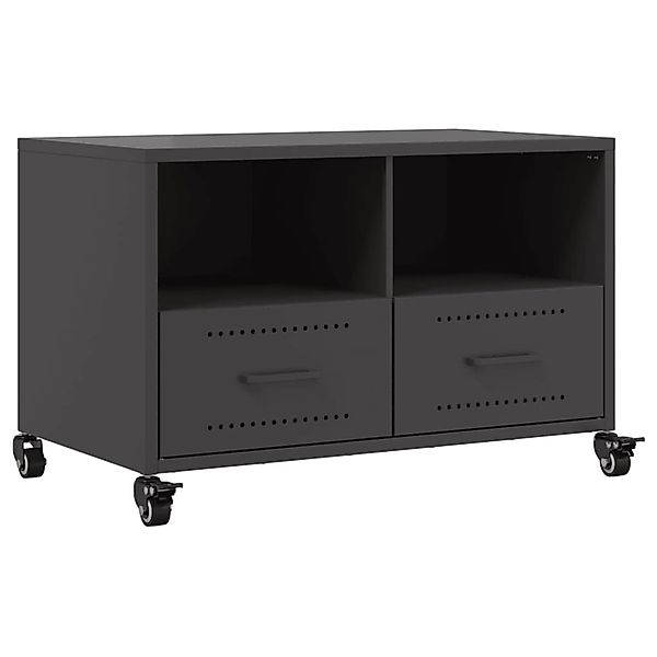 vidaXL TV-Schrank Schwarz 68x39x43,5 cm Stahl 846698 günstig online kaufen