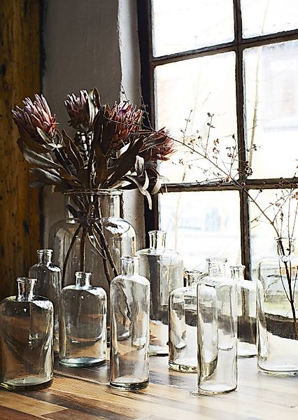 Glasvase klar Ø 20cm h 34cm günstig online kaufen