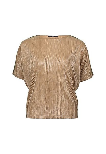 Zero Kurzarmshirt zero Plissee-Shirt mit U-Boot günstig online kaufen