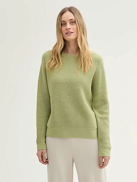 TOM TAILOR Strickpullover Strick Pullover aus Bio-Baumwolle günstig online kaufen