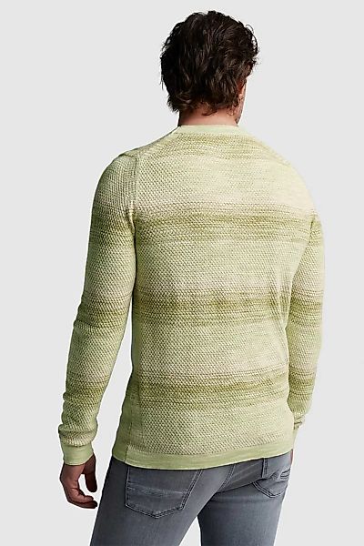Cast Iron Pullover Streifen Grün - Größe L günstig online kaufen
