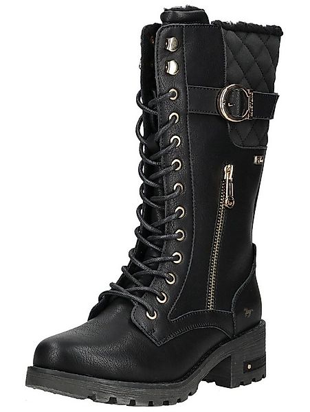 Mustang Shoes Mustang Shoes Stiefel Lederimitat Schnürstiefel günstig online kaufen