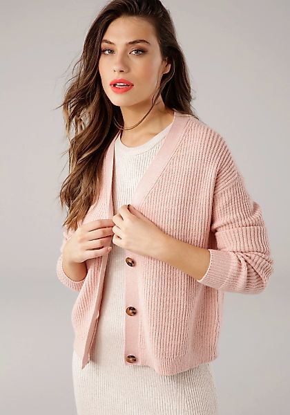 Laura Scott Strickjacke in modischer Kurzform günstig online kaufen