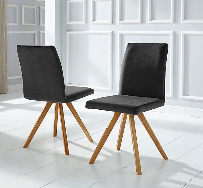 Home affaire Schalenstuhl Rio (Set, 2 St), Bezug in Kunstleder oder Struktu günstig online kaufen