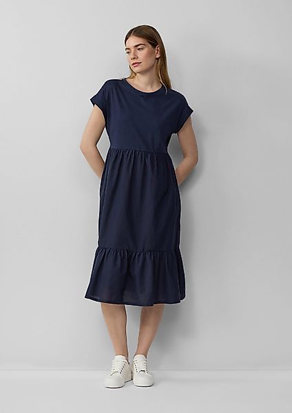 s.Oliver Midikleid Kleid Stufenkleid im Relaxed günstig online kaufen