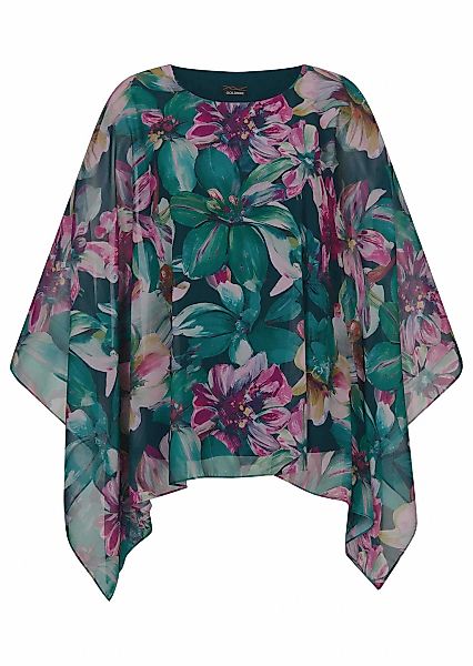 GOLDNER Tunika "Blusenshirt mit Überwurf aus Chiffon" günstig online kaufen