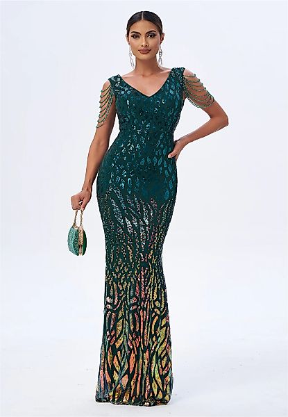 Moda Minx Jerseykleid "Rosie long Sequin", (1 tlg.), mit raffinierten Detai günstig online kaufen