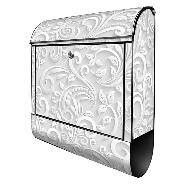 Banjado Briefkasten Anthrazit 37x37x10.5cm Groß / Inkl. Montagematerial & 2 günstig online kaufen