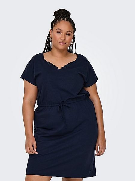 ONLY CARMAKOMA Jerseykleid CARLILA S/L V-NECK KNEE DRESS JRS BS günstig online kaufen