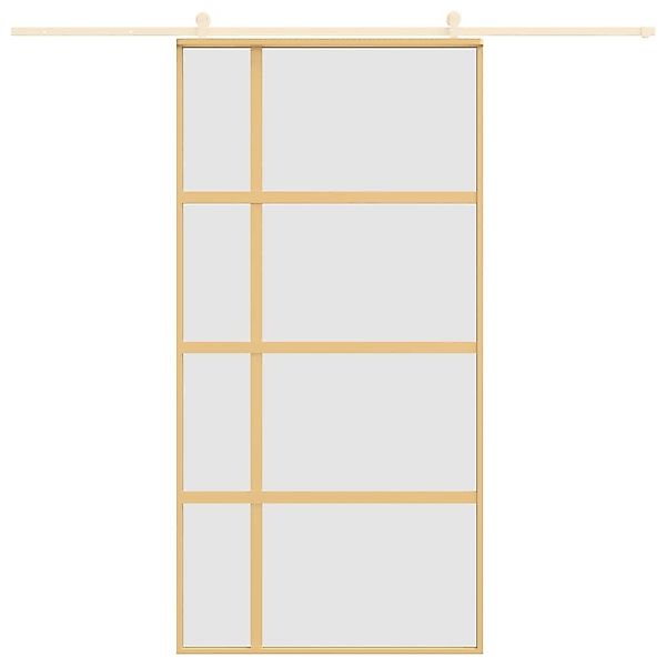 vidaXL Haustür Schiebetür Golden 102,5x205 cm günstig online kaufen