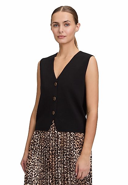 Betty Barclay Strickjacke "Betty Barclay Strickweste mit Knöpfen", Material günstig online kaufen