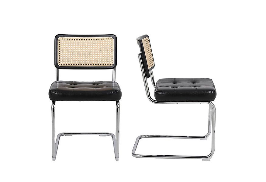 HAUSS SPOLE Esszimmerstuhl Esszimmerstühle 2er Set Sessel Rattan-Esszimmers günstig online kaufen