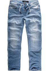 Amaci&Sons Straight-Jeans COPPELL Sweathose im Denim günstig online kaufen
