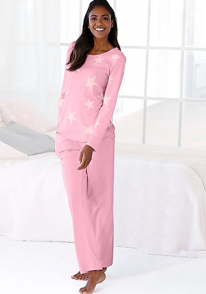 Arizona Pyjama (2 tlg) in melierter günstig online kaufen
