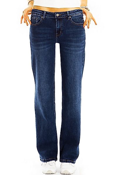 be styled Gerade Jeans Medium waist gearde geschnittene Jeans blaue Hose - günstig online kaufen