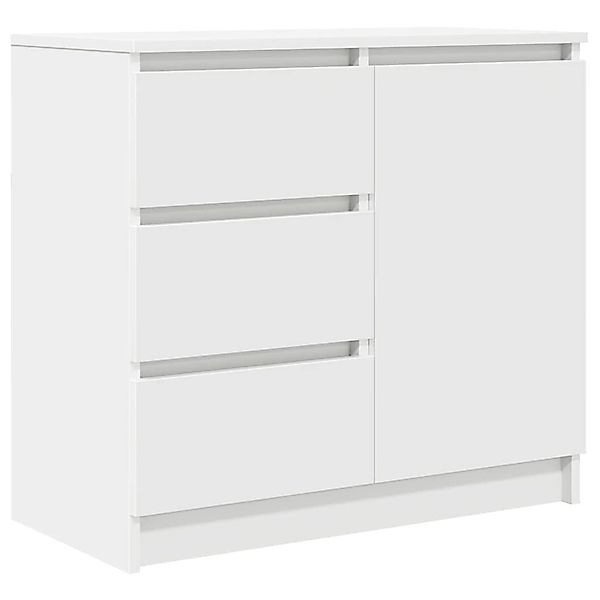 vidaXL Sideboard Sideboard mit Schublade Weiß günstig online kaufen