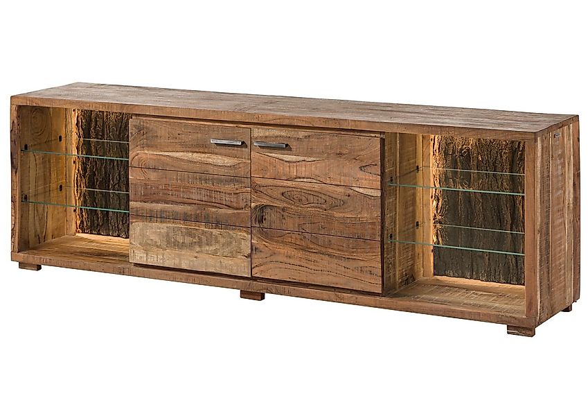 Massivmoebel24 TV-Board (Massivholz), TV-Board Akazie 200x40x63 günstig online kaufen