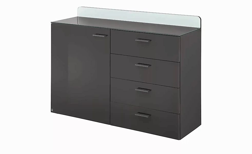 LEONARDO Sideboard  Leonardo Moments 2.0 ¦ grau ¦ Maße (cm): B: 121 H: 89 T günstig online kaufen