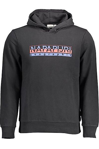 Napapijri Sweatshirt Stylisches Schwarzes Herren Sweatshirt mit Kapuze günstig online kaufen
