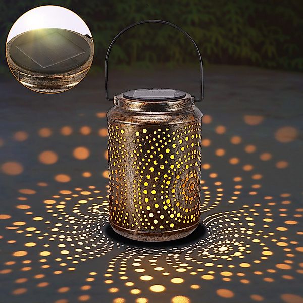 BlingBin LED Solarleuchte Solarlampen für Hängend/Stehend, günstig online kaufen