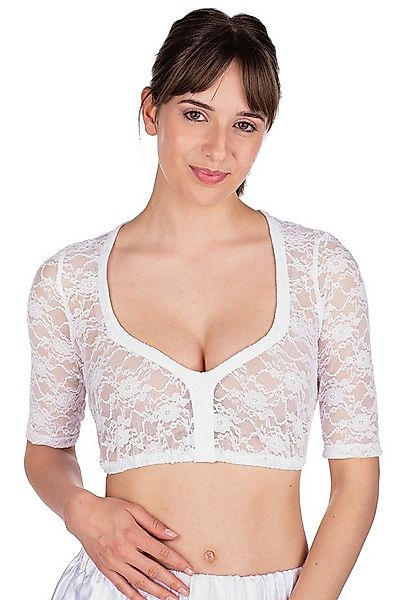 Alpenfee Tracht Dirndlbluse Dirndlbluse - SUSI HA - weiß günstig online kaufen