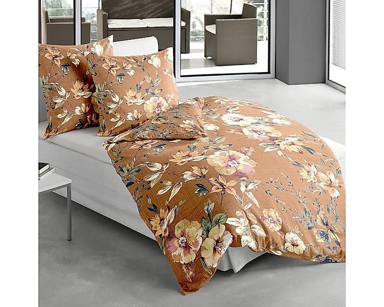 TRAUMSCHLAF Bettwäsche Fleurs, Mako Satin, 2 teilig, tolle Mako-Satin Quali günstig online kaufen