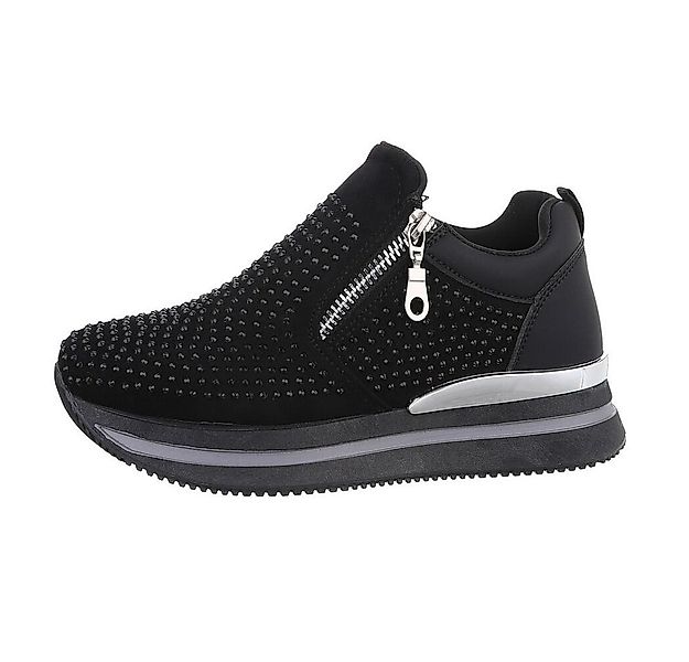 Ital-Design Damen Low-Top Freizeit Sneaker (86016694) Keilabsatz/Wedge Snea günstig online kaufen