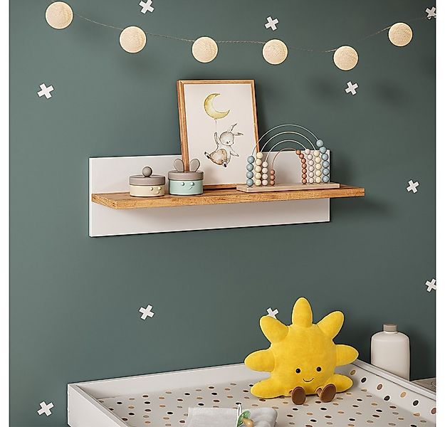 VitaliSpa® Wandregal Malia, Weiß/Artisan, 70 x 20 cm, 1-tlg. günstig online kaufen