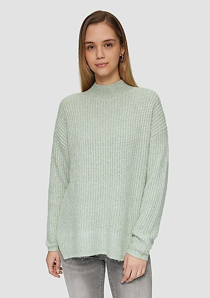 QS Longpullover Strickpullover Weicher Strickpullover mit günstig online kaufen