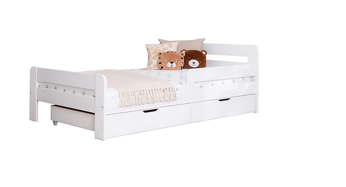 Ticaa Bettgestell Einzelbett Kinderbett Jugendbett "Bennet" günstig online kaufen