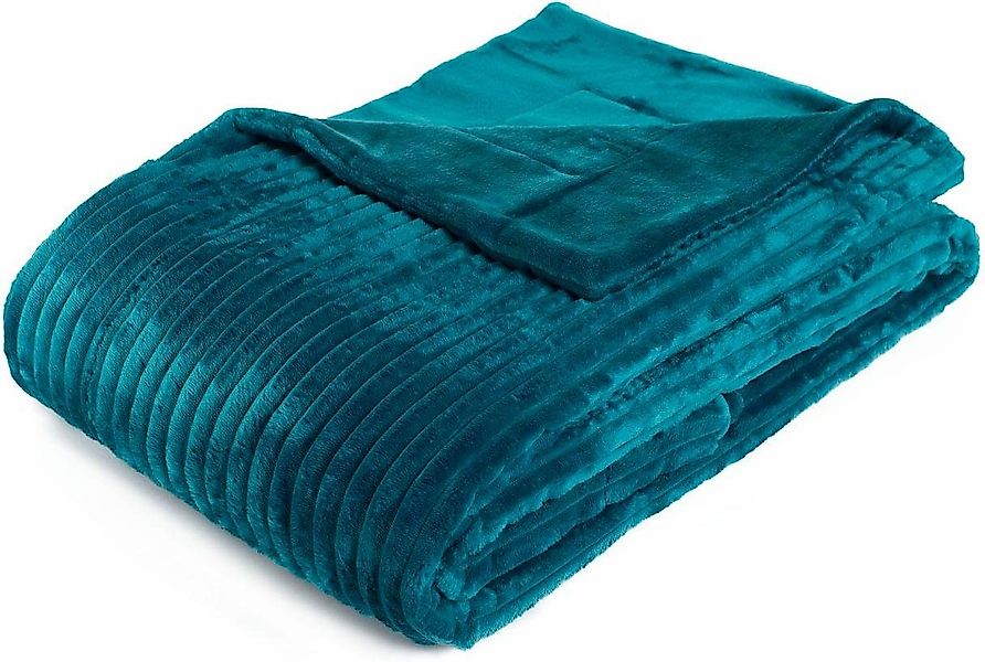 Wohndecke Cordoptik, Gözze, mit Glanzeffekt, Kuscheldecke günstig online kaufen