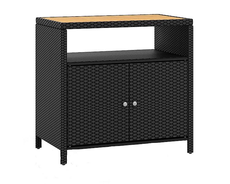COSTWAY Garten-Geräteschrank, BxT: 90x53 cm, outdoor, Holz & Rattan, wetter günstig online kaufen