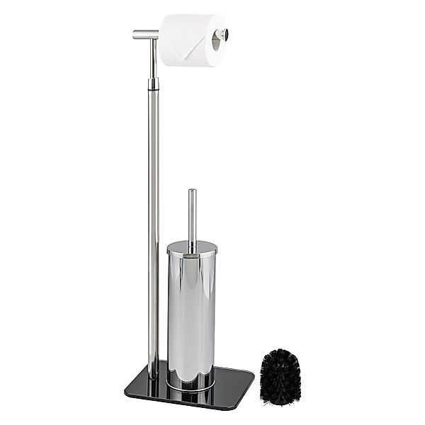 bremermann WC-Garnitur Stand-WC-Garnitur 2in1, WC-Bürste, Rollenhalter, günstig online kaufen