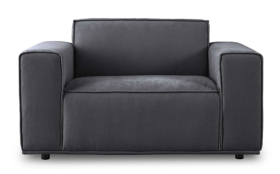 Home affaire Loveseat »Avelin, 1.5 Sitzer, 140 cm, Chenille, Struktur-Boucl günstig online kaufen