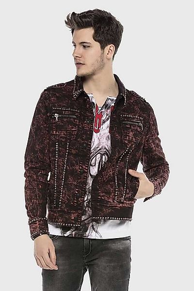 Cipo & Baxx Jeansjacke Jacke mit modischen Details günstig online kaufen