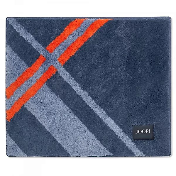 JOOP Badteppich Checks 288 - Farbe: Navy - 043 - 50x60 cm günstig online kaufen