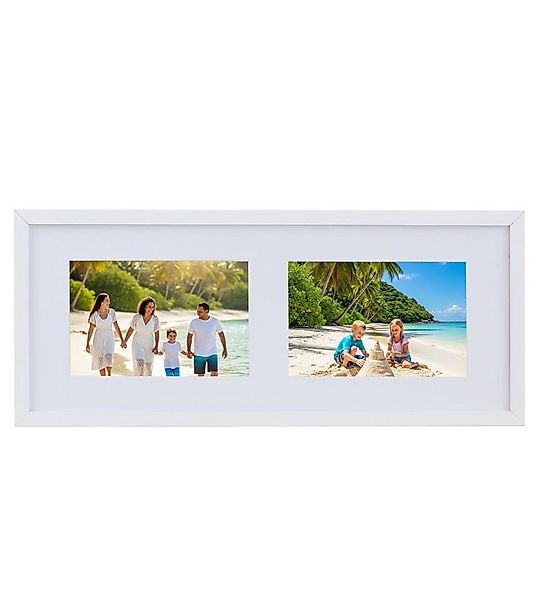 IDEAL TREND Bilderrahmen Multiframe Collage Bilderrahmen Holz Fotos Massivh günstig online kaufen