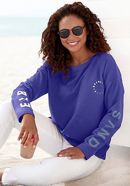Elbsand Sweatshirt Anvor mit Logoprints auf günstig online kaufen