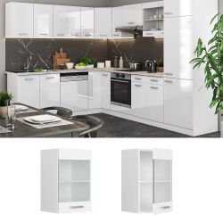 Vicco Glashängeschrank R-Line, Weiß Hochglanz/Weiß, 40 günstig online kaufen