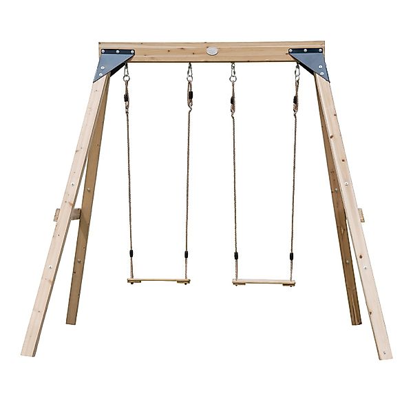 Axi Doppelschaukel Yuna aus Holz Braun FSC® günstig online kaufen